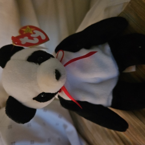 Panda 1997 Beanie Baby Rare Fortune O.G HANDMADE! - Picture 5 of 7
